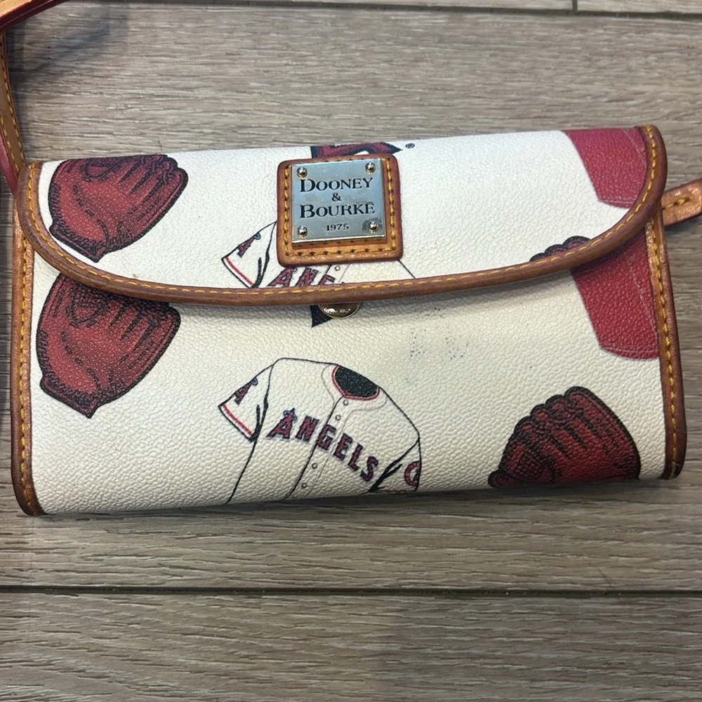 Dooney & Bourke Los Angeles Angels purse and wallet